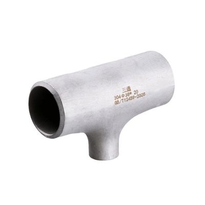 180D Buttweld Seamless Pipe Fittings 3 Way Reducing Tee Connector